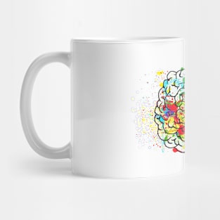 Brain t-shirt Mug